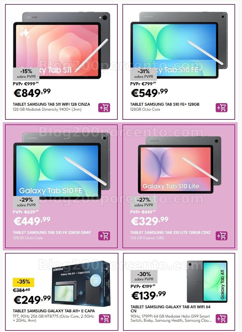 Antevisão Folheto RADIO POPULAR Especial Tablets e Smartphones Promoções de 1 a 30 setembro